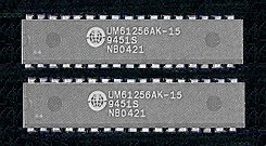 Chips de memoria cach de una placa 486